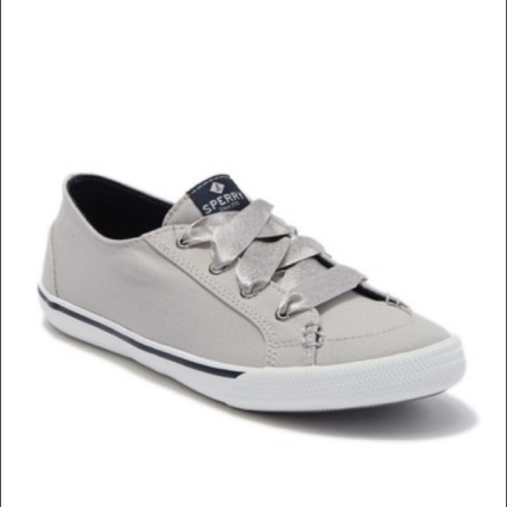 Sperry Satin Lace Up Sneakers